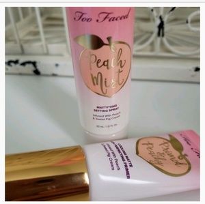 Too Faced Peach Primer and Spray Deluxe Sizes